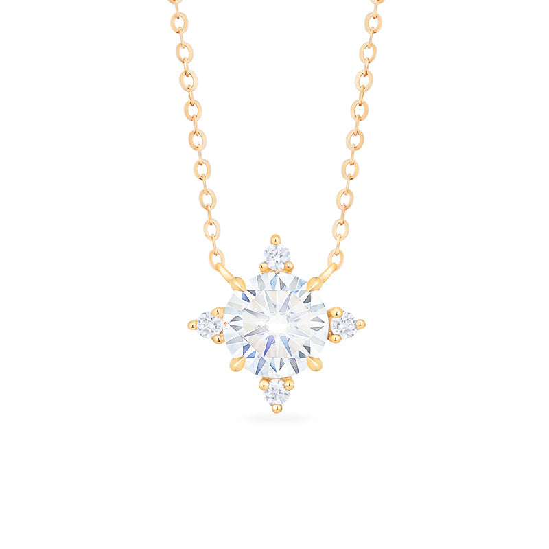 [Polaris] North Star Necklace in Moissanite