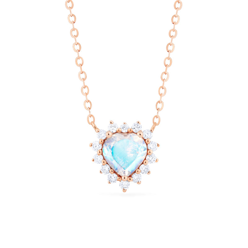 [Cordelia] Heart of the Sea Necklace in Moonstone