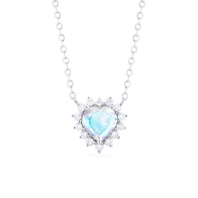 [Cordelia] Heart of the Sea Necklace in Moonstone