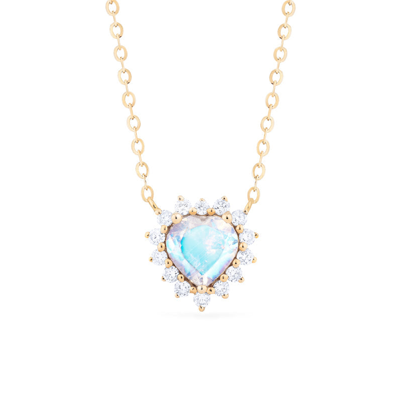 [Cordelia] Heart of the Sea Necklace in Moonstone