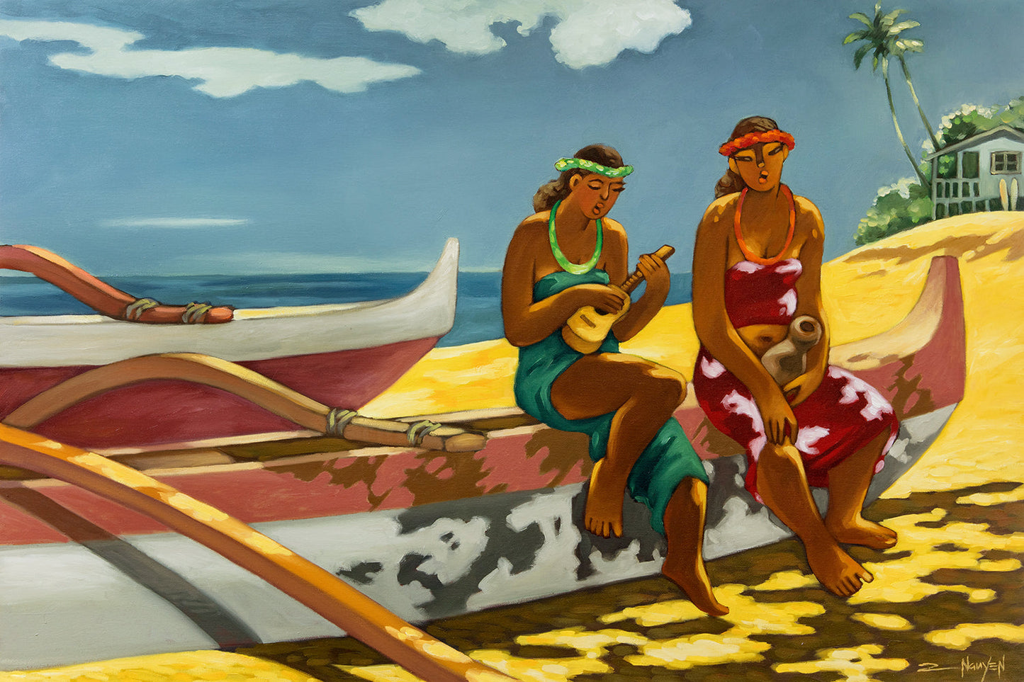 Original Painting: Da Twins by Tim Nguyen