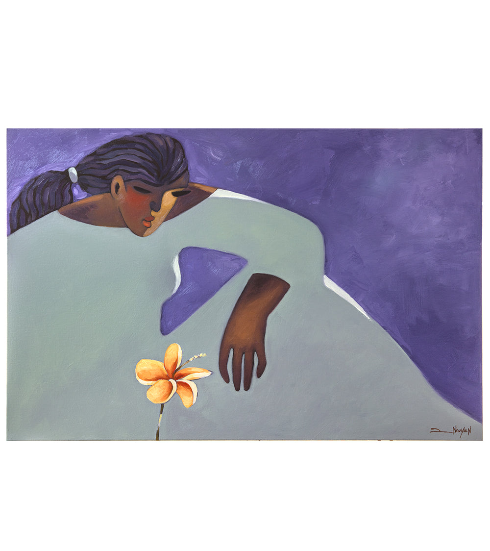 Original Painting: Wild Flower by Tim Nguyen
