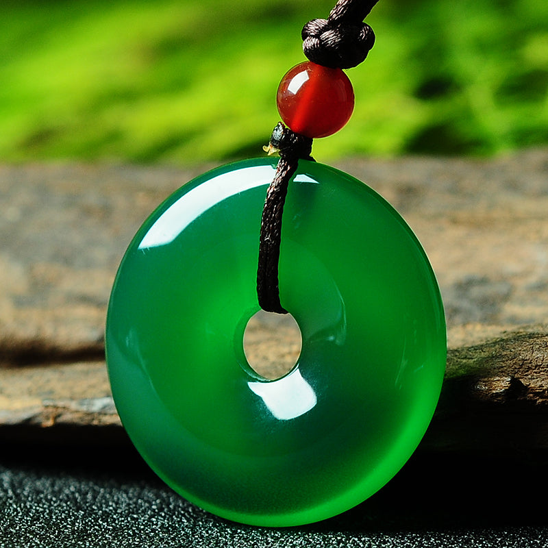 Natural Green Jade Harmony Necklace