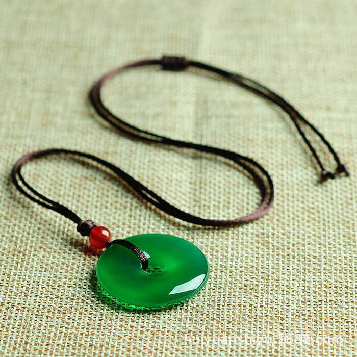 Natural Green Jade Harmony Necklace