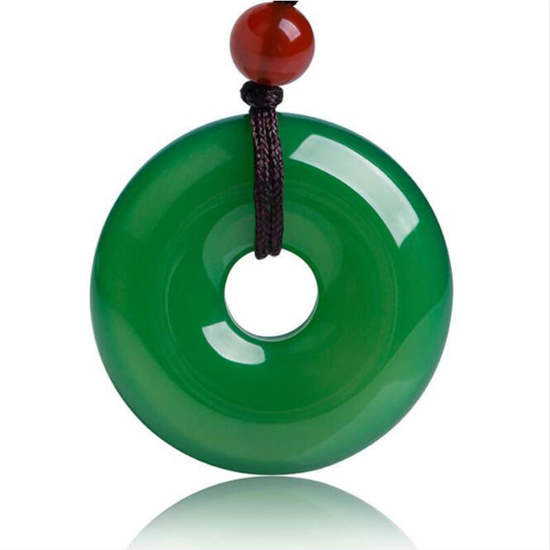 Natural Green Jade Harmony Necklace