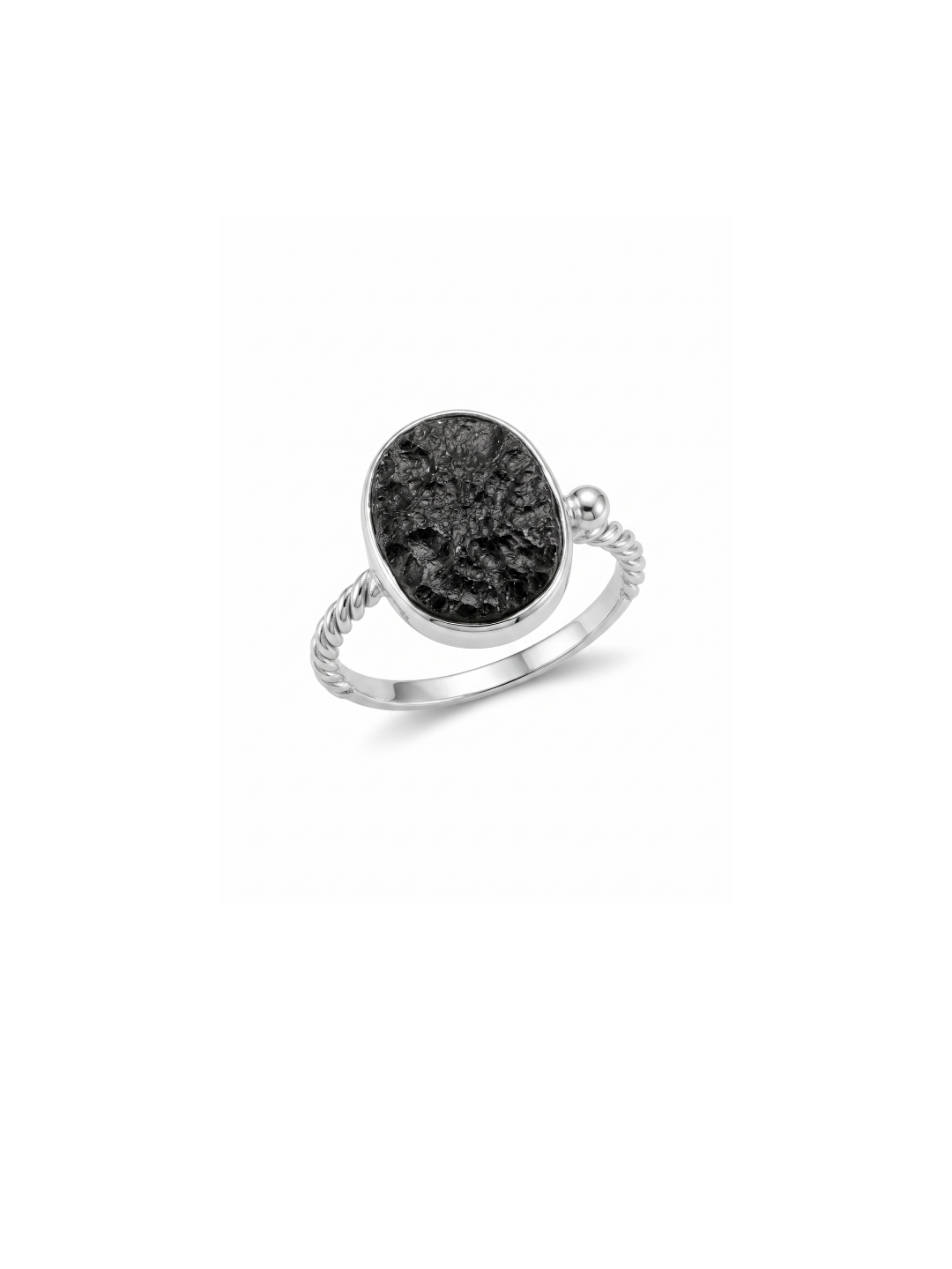Moldavite Ring,925 Solid Sterling Silver Ring, Raw Stone Moldavite, Genuine Czech Republic Moldavite Gemstone Ring, Gift For Mom