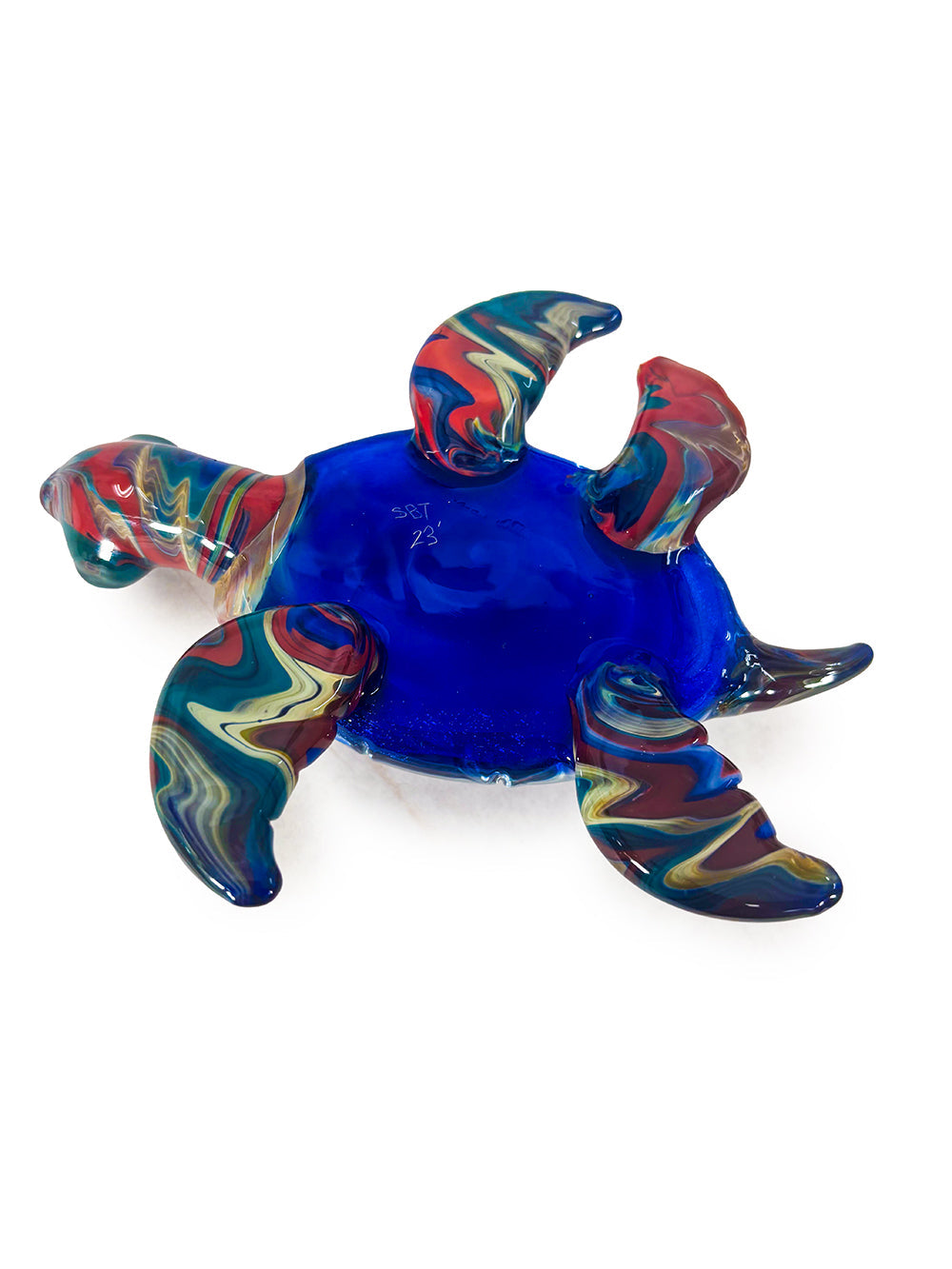 Glass "Extra Large Turtle" by Luke Olsen