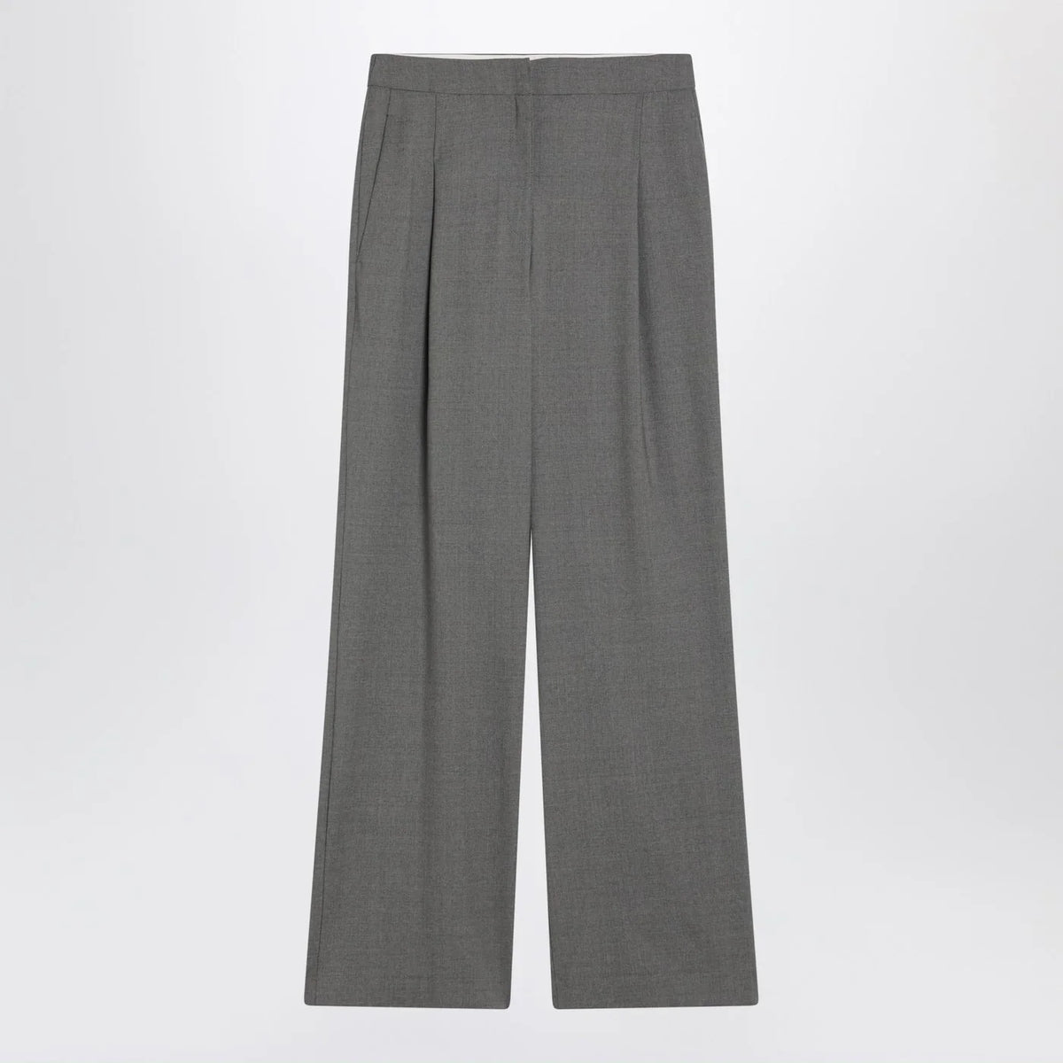 LouLou De Saison - Wide grey wool pants