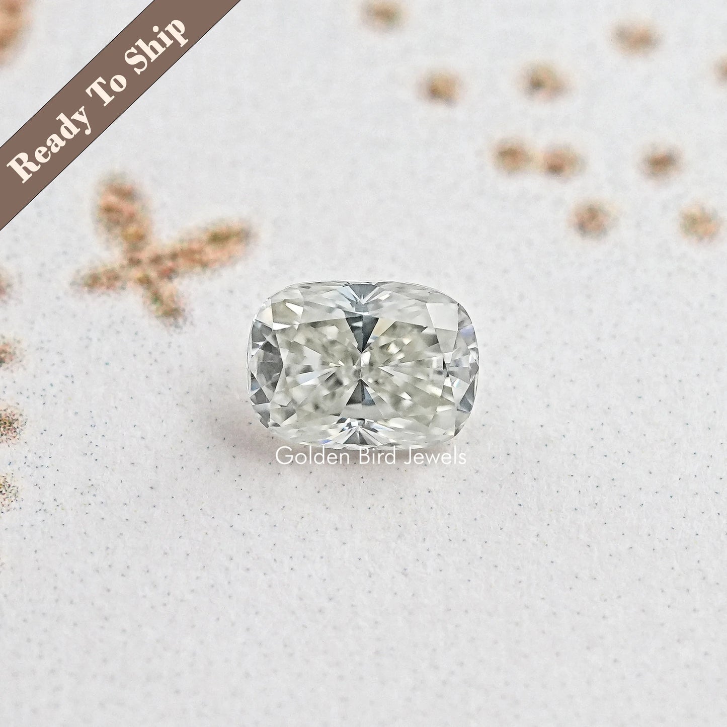 Elongated Cushion Moissanite Gemstone