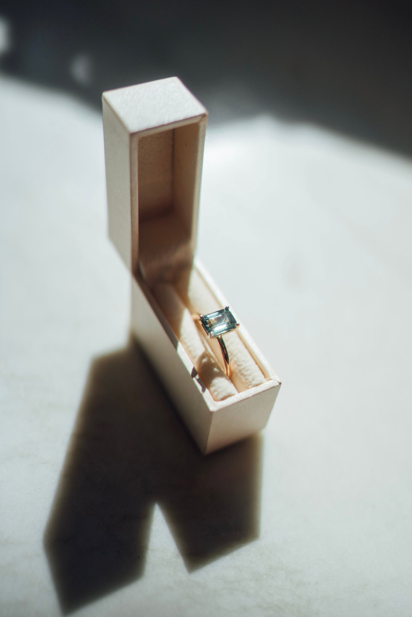 Green Sapphire Ring