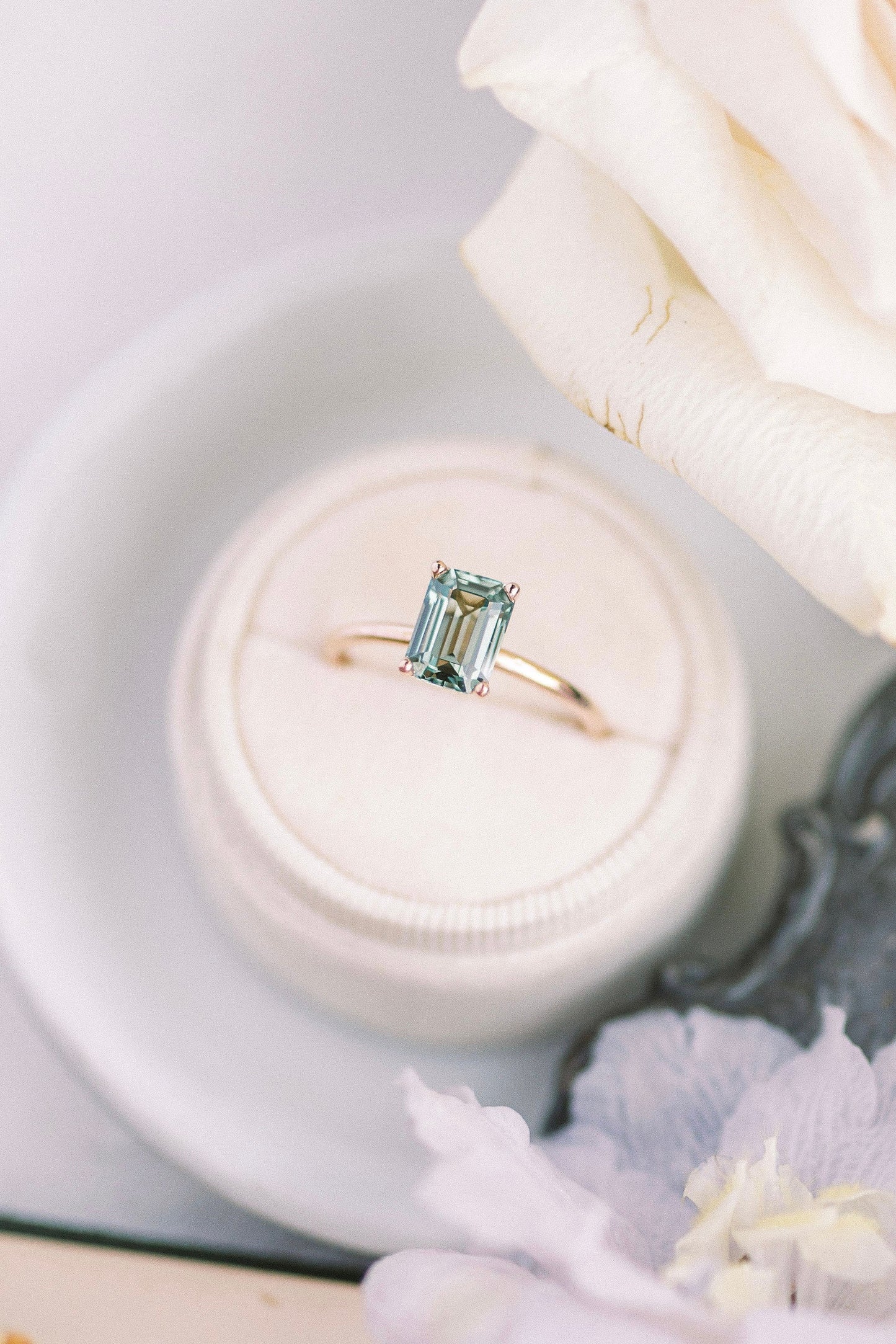 Green Sapphire Ring