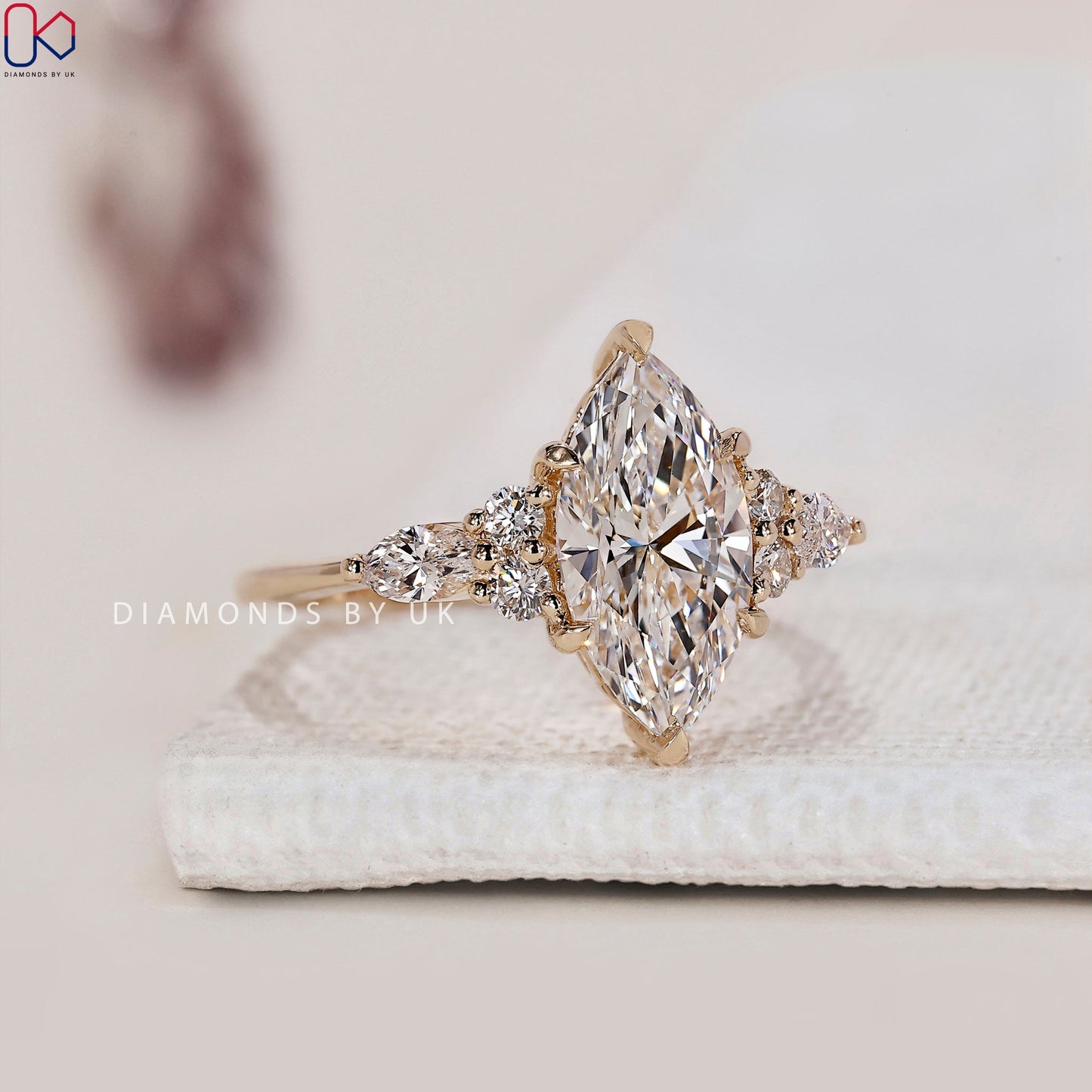 Marquise Diamond Ring – Muse Setting