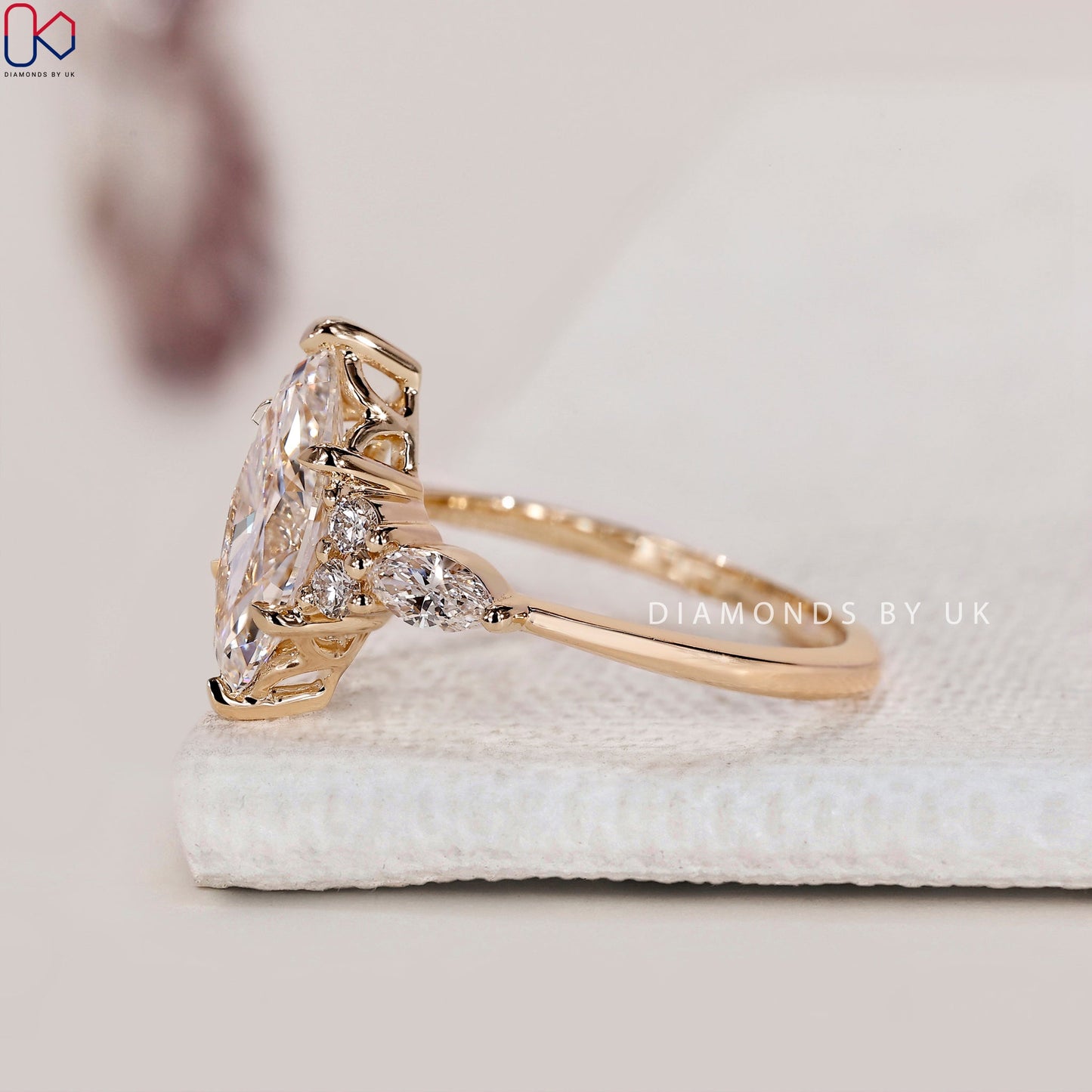 Marquise Diamond Ring – Muse Setting