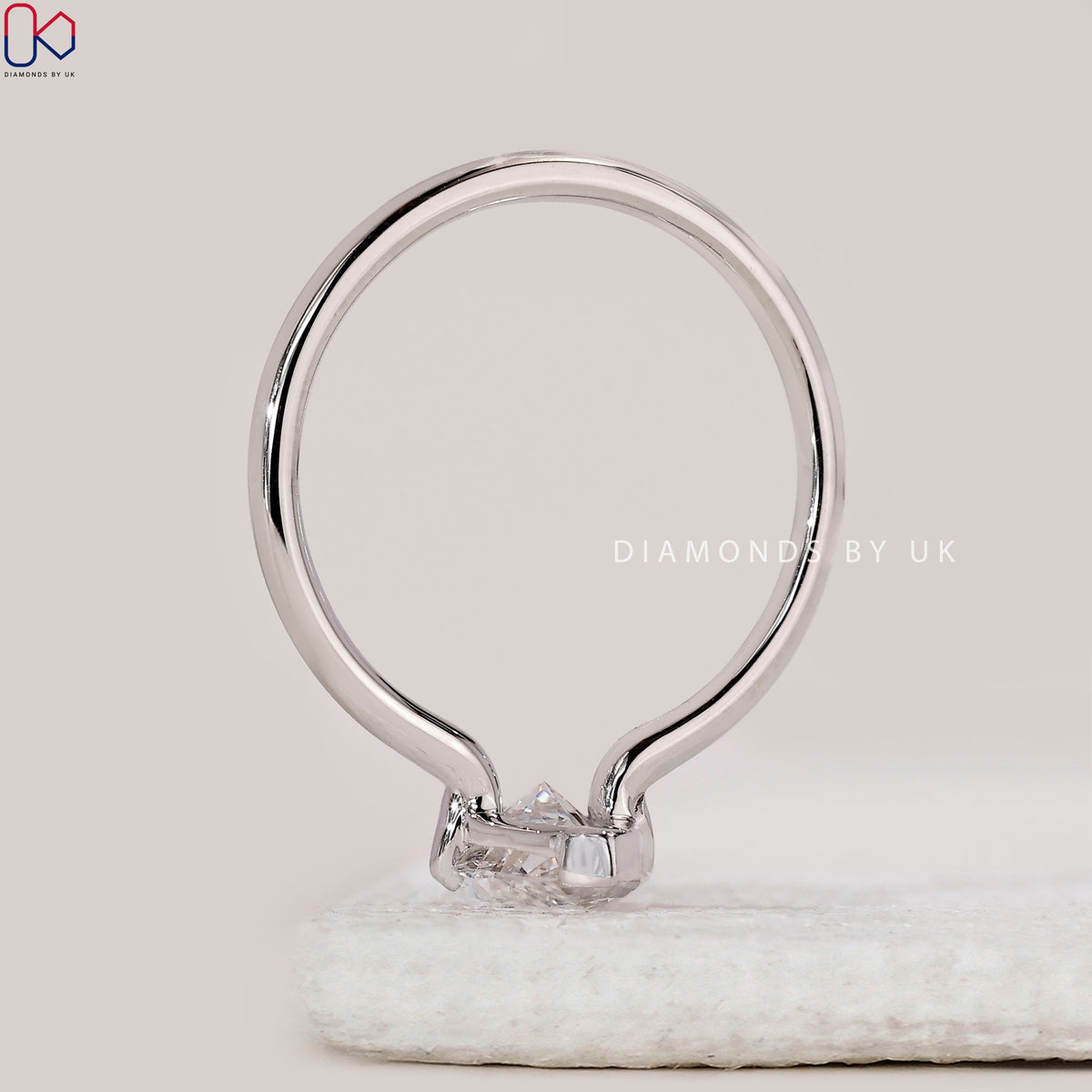 Marquise Cut Engagement Ring In Solitaire Setting