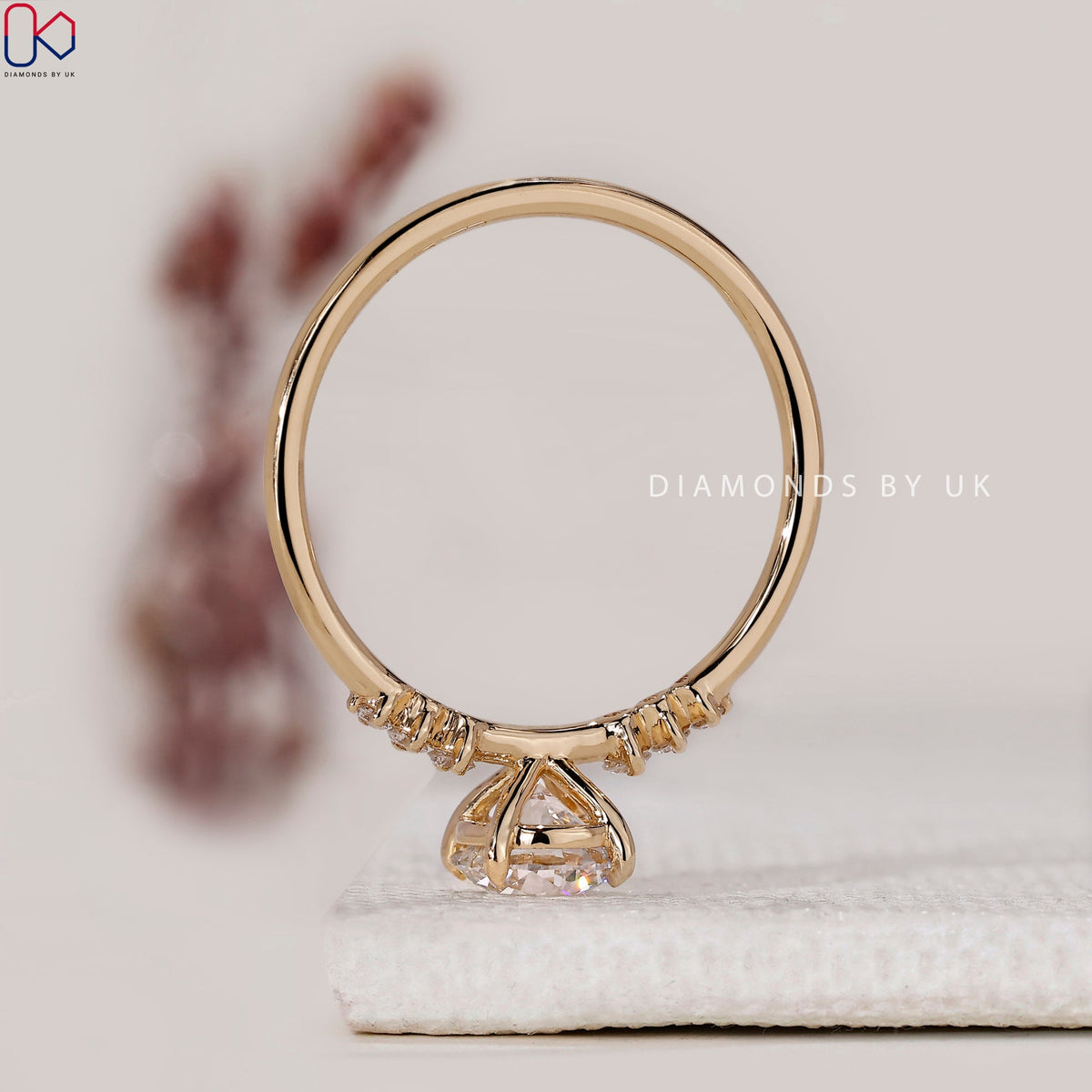 Round Cut 7 Stone Diamond Ring
