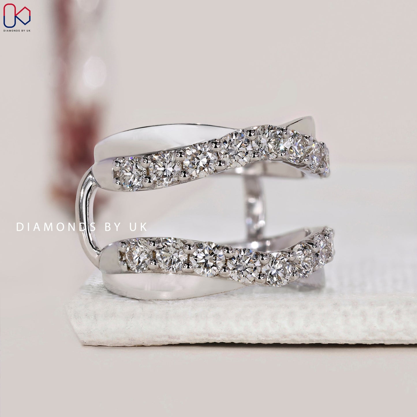 Round Diamond Ring Enhancer Wedding Band