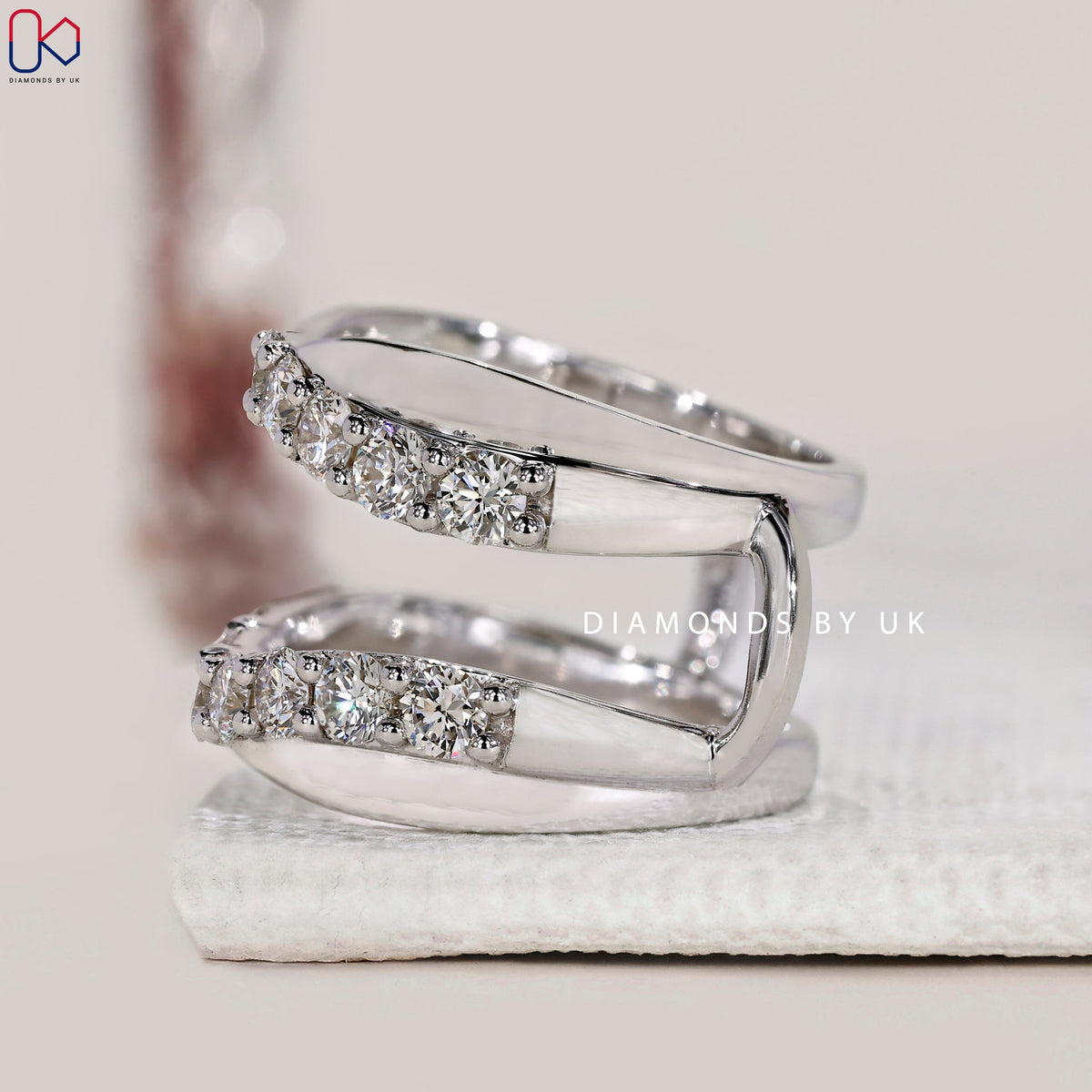 Round Diamond Ring Enhancer Wedding Band