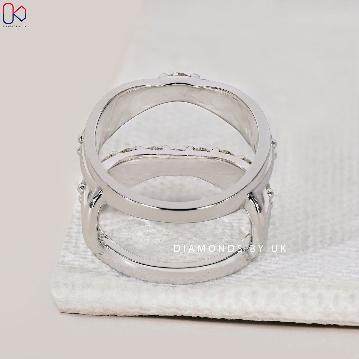 Round Diamond Ring Enhancer Wedding Band