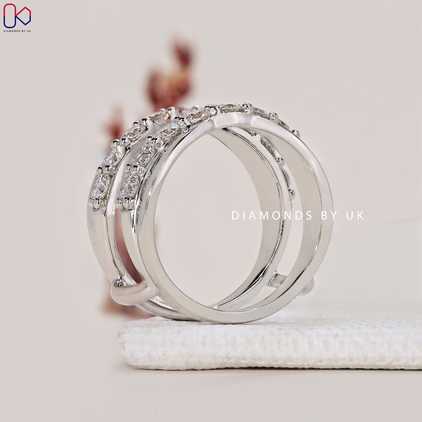 Round Diamond Ring Enhancer Wedding Band