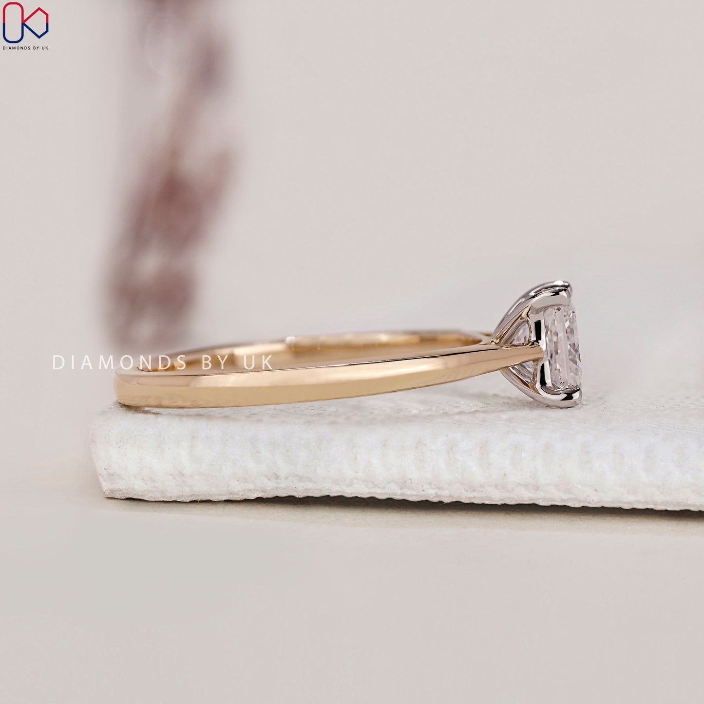 Princess Diamond Solitaire Ring