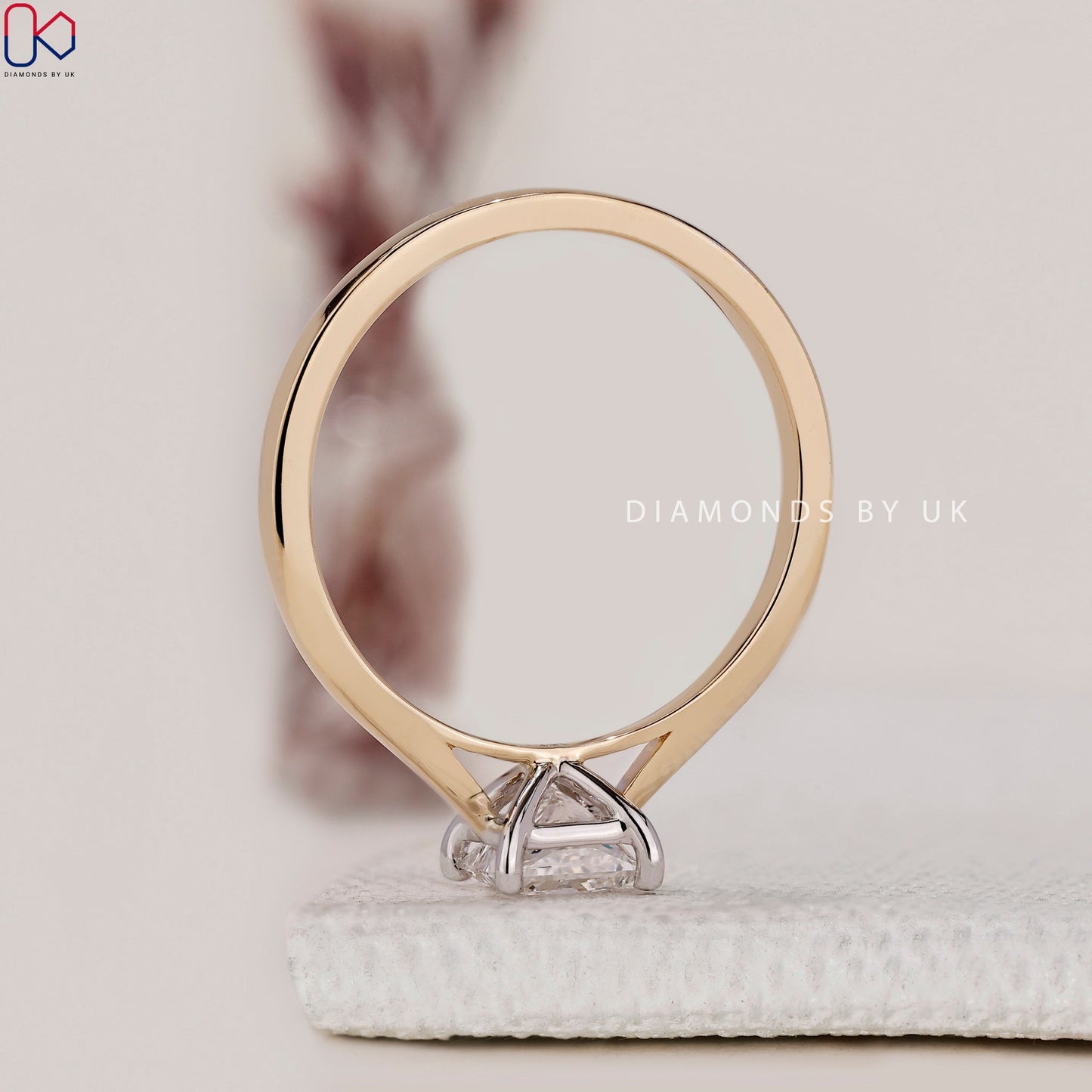Princess Diamond Solitaire Ring