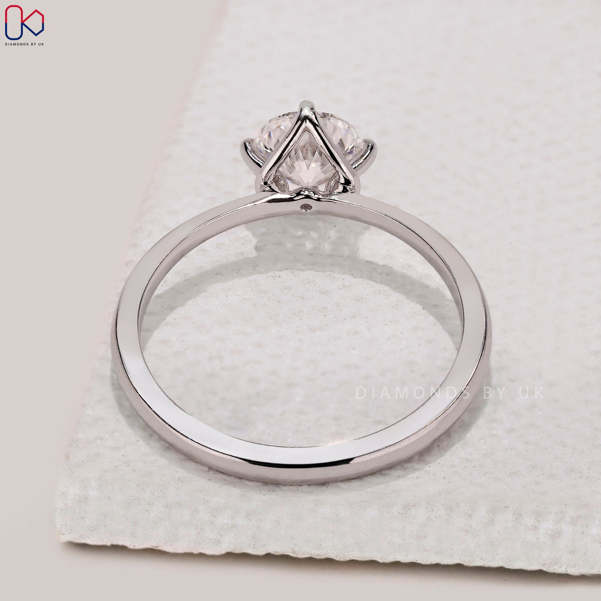 Round Diamond Ring in Solitaire Style