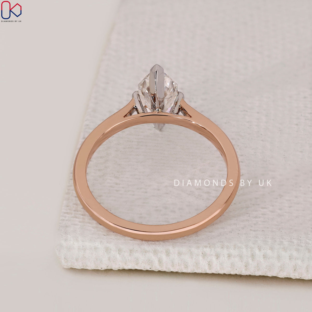 Dutch Marquise Solitaire Ring