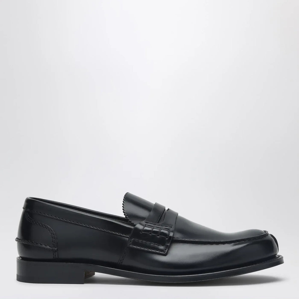Church's - Black shiny leather Pembrey loafers