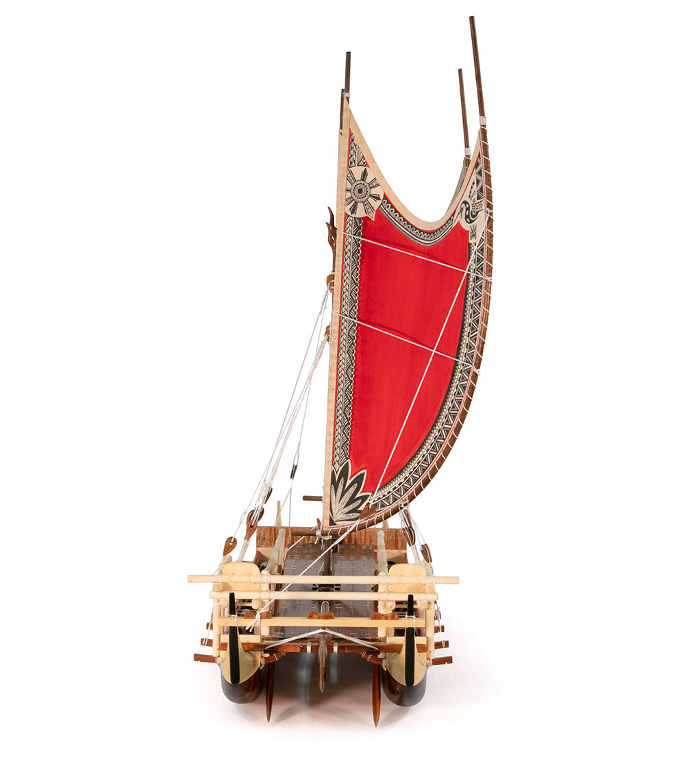 Koa 28”L Canoe “Hokulea”  by Francis Pimmel