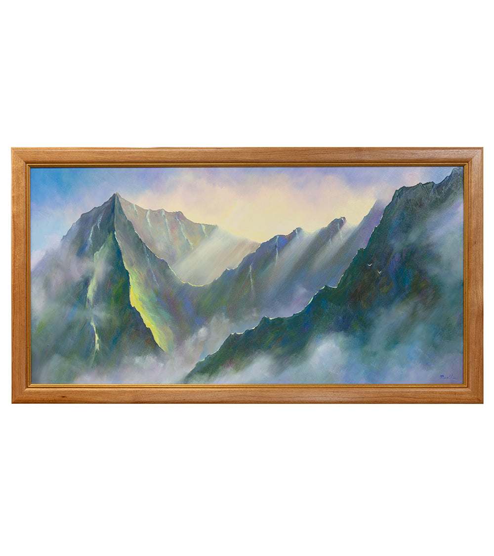 Original Painting: Above the Koʻolau 4/26 by Michael Powell 48x24