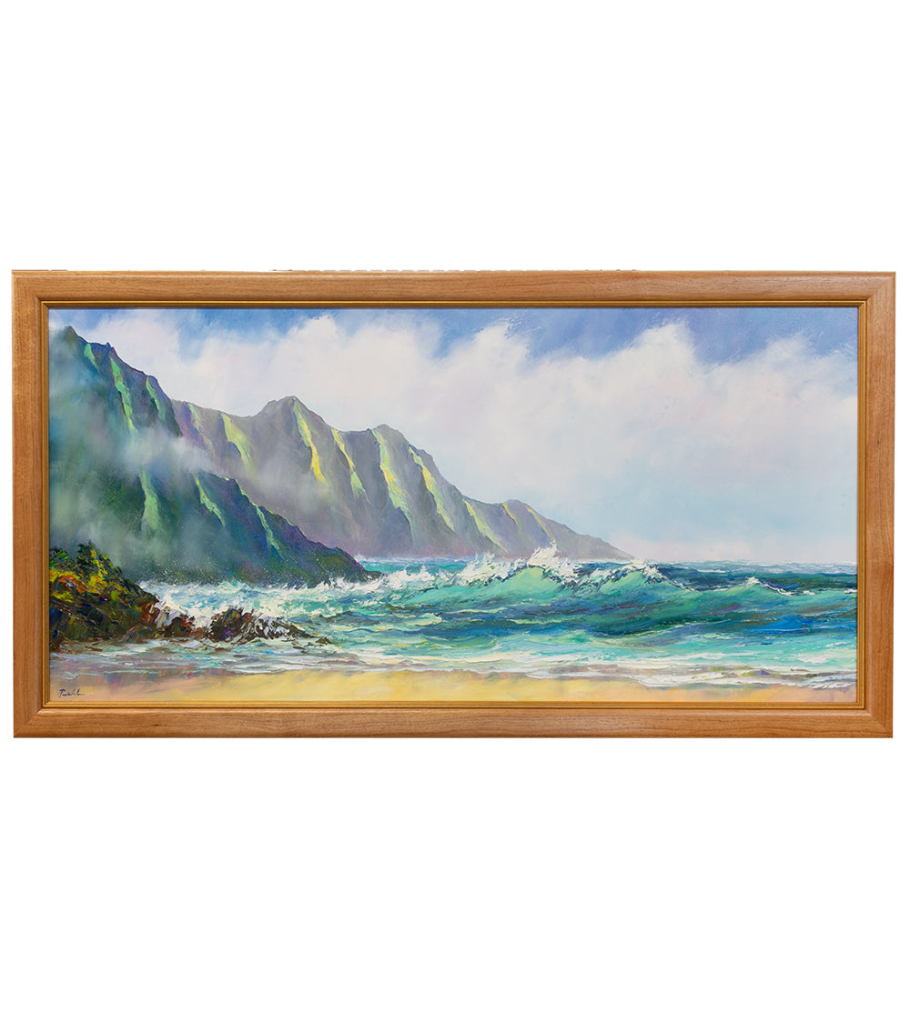 Original Painting: The Windward Coast 5/26 by Michael Powell 48x24