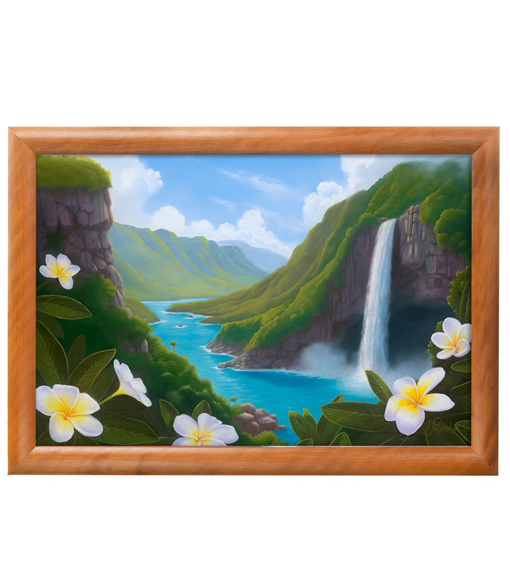 Original Painting: Plumeria Lookout by Michael Provenza