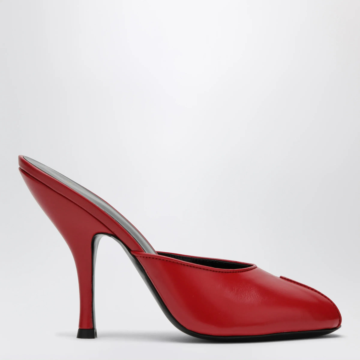 Jude - Red Leather Date Mule