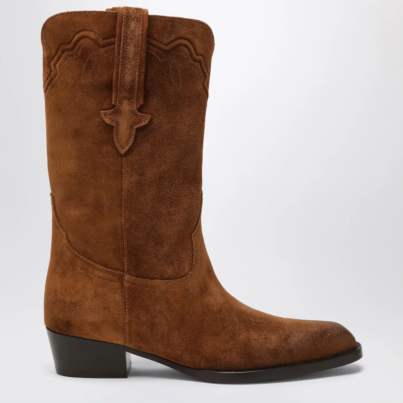 Paris Texas - Hilda boots in Cognac suede