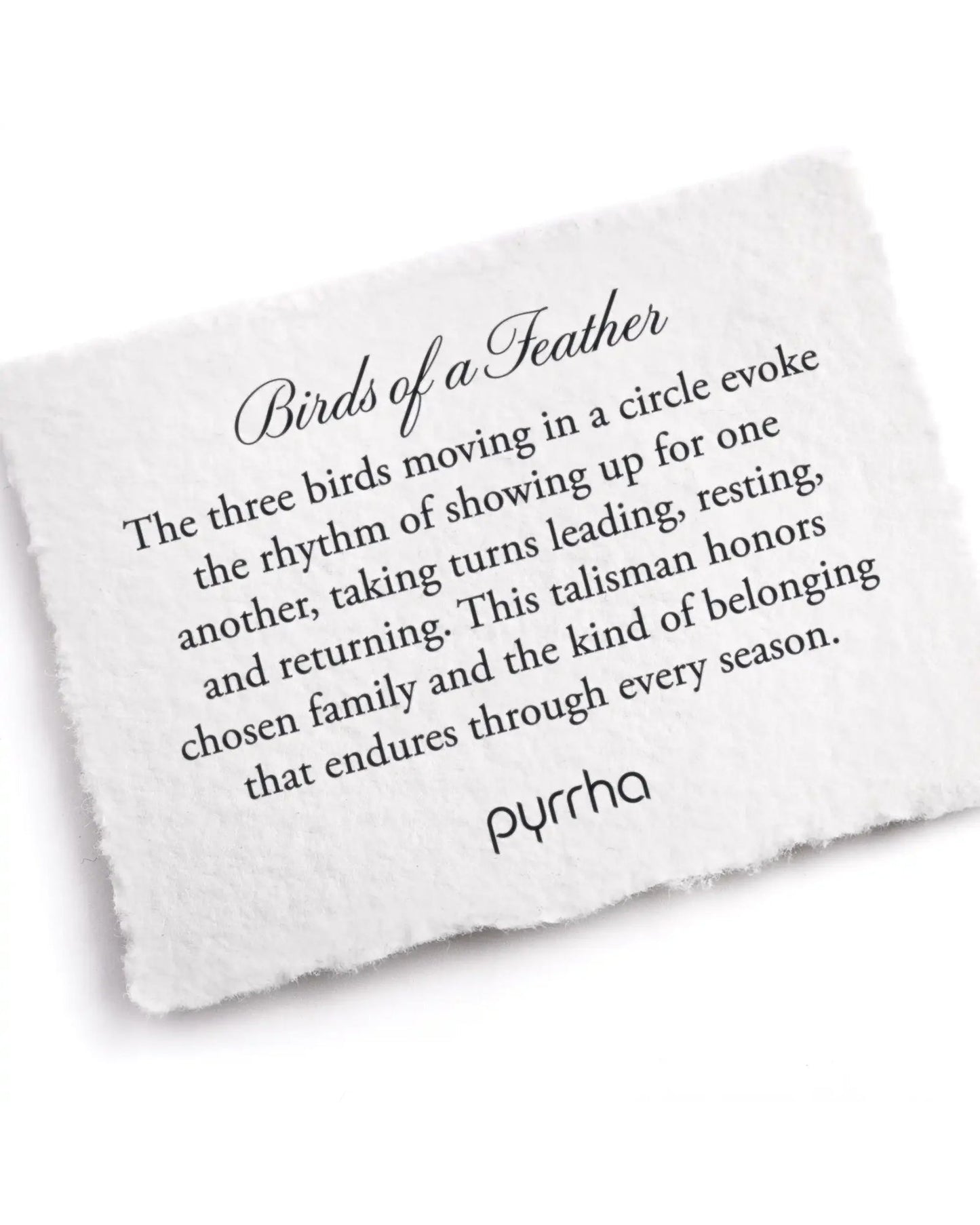 Birds of a Feather Talisman