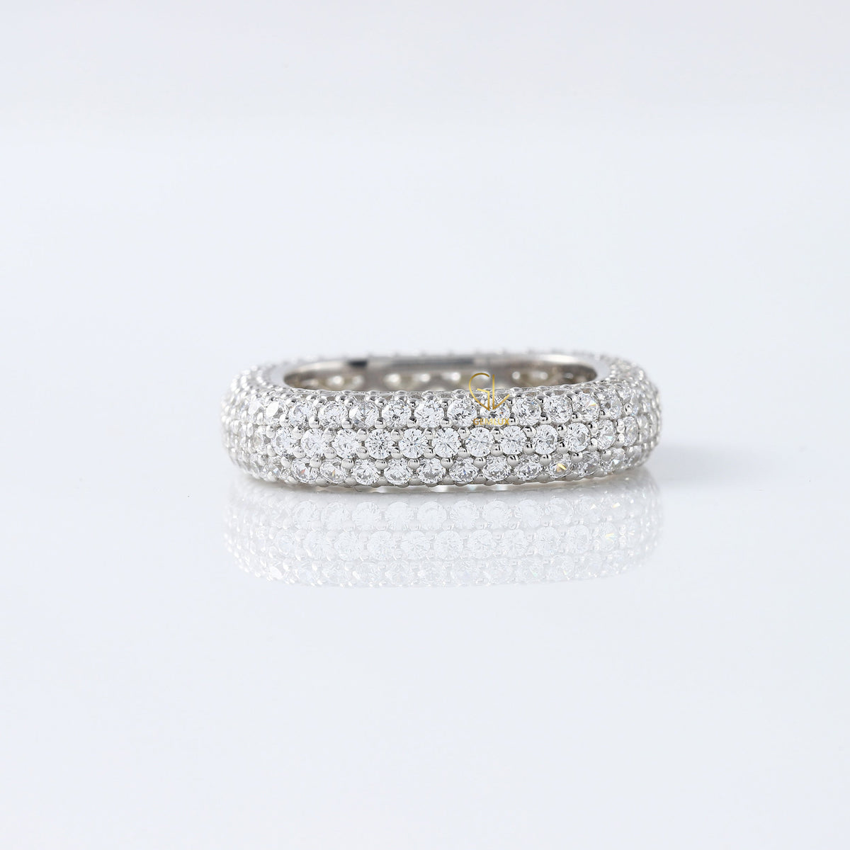 Square Eternity Lab Grown Daimond Band