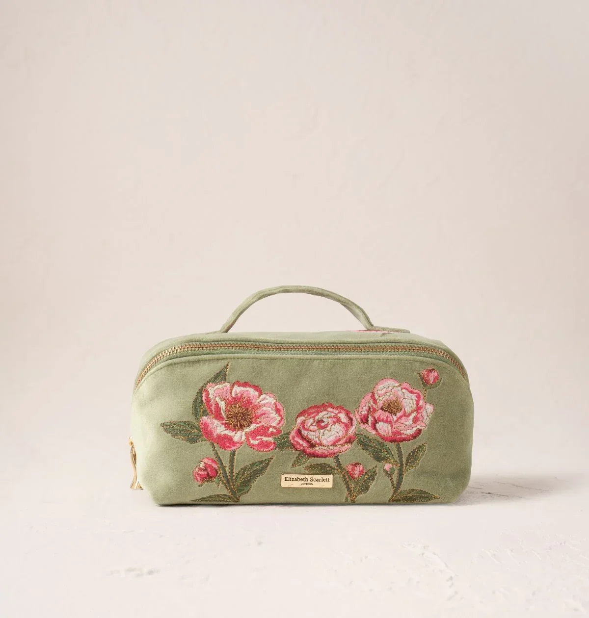 Peony Open Flat Makeup Bag