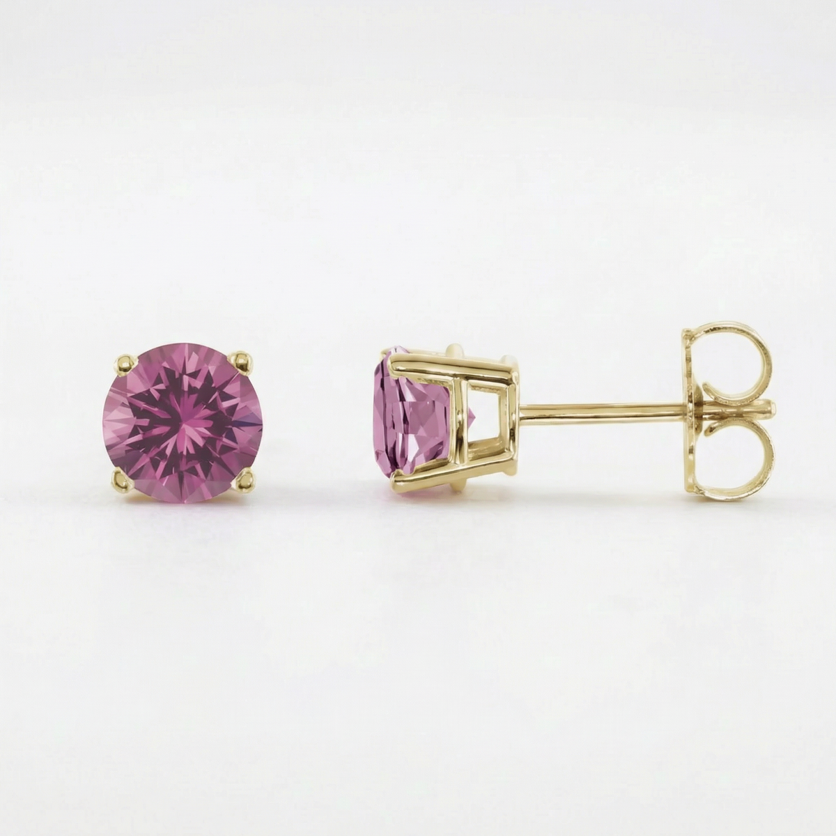The Everyday Stud | Pink Tourmaline