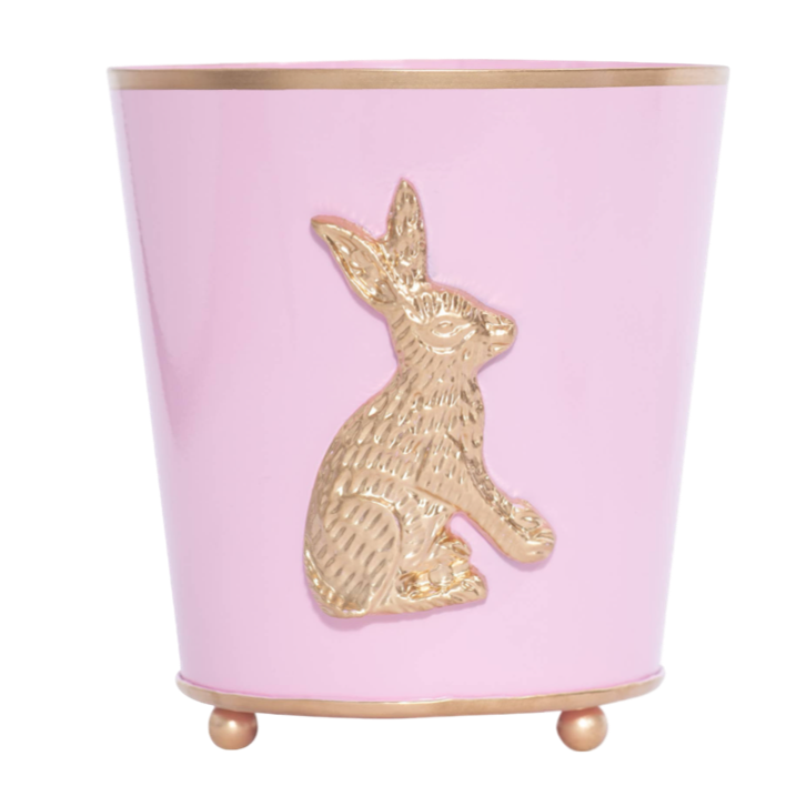 Regency Rabbit Round Cachepot Planter 6: Light Pink
