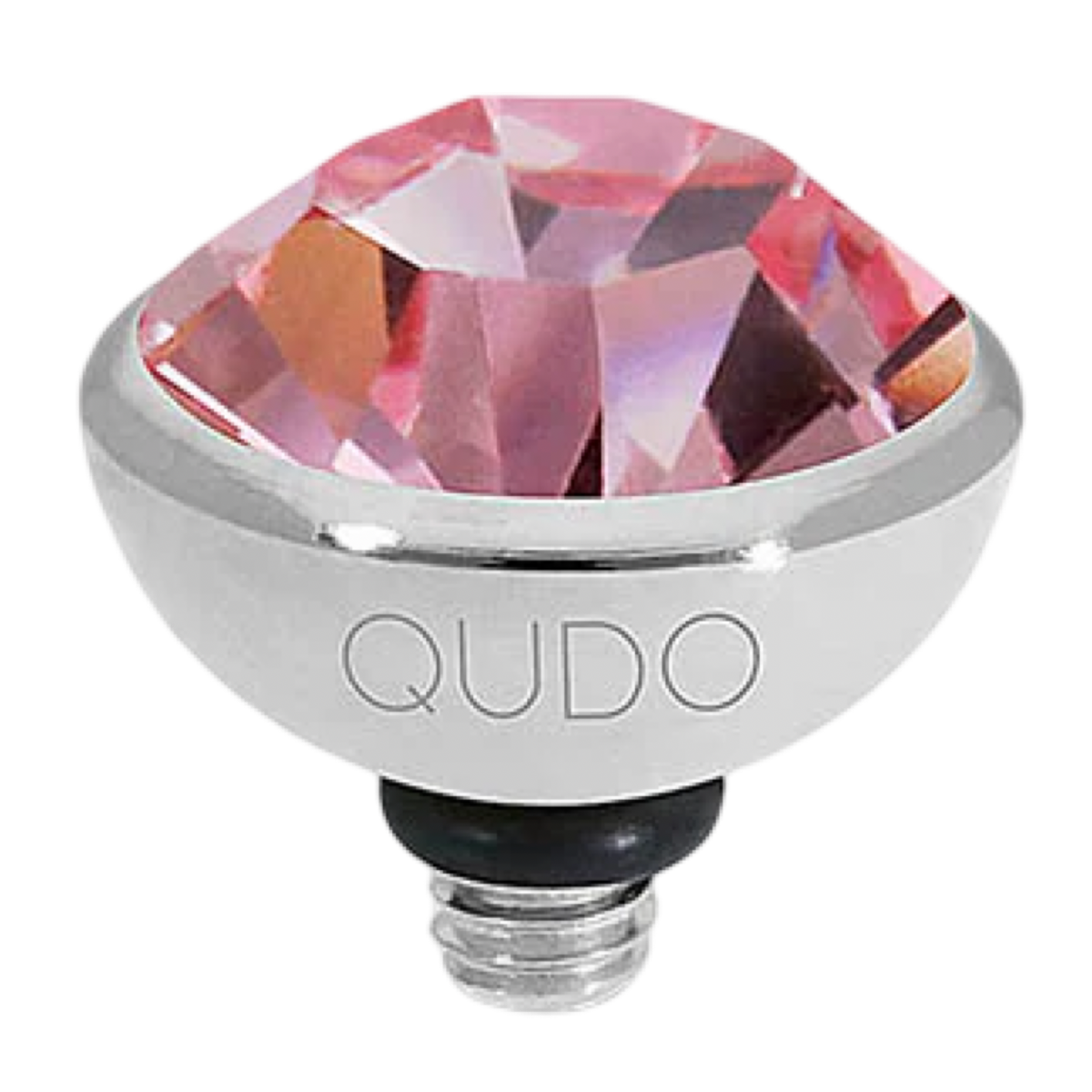QUDO Bottone Top Silver | Velvet Noir Collection