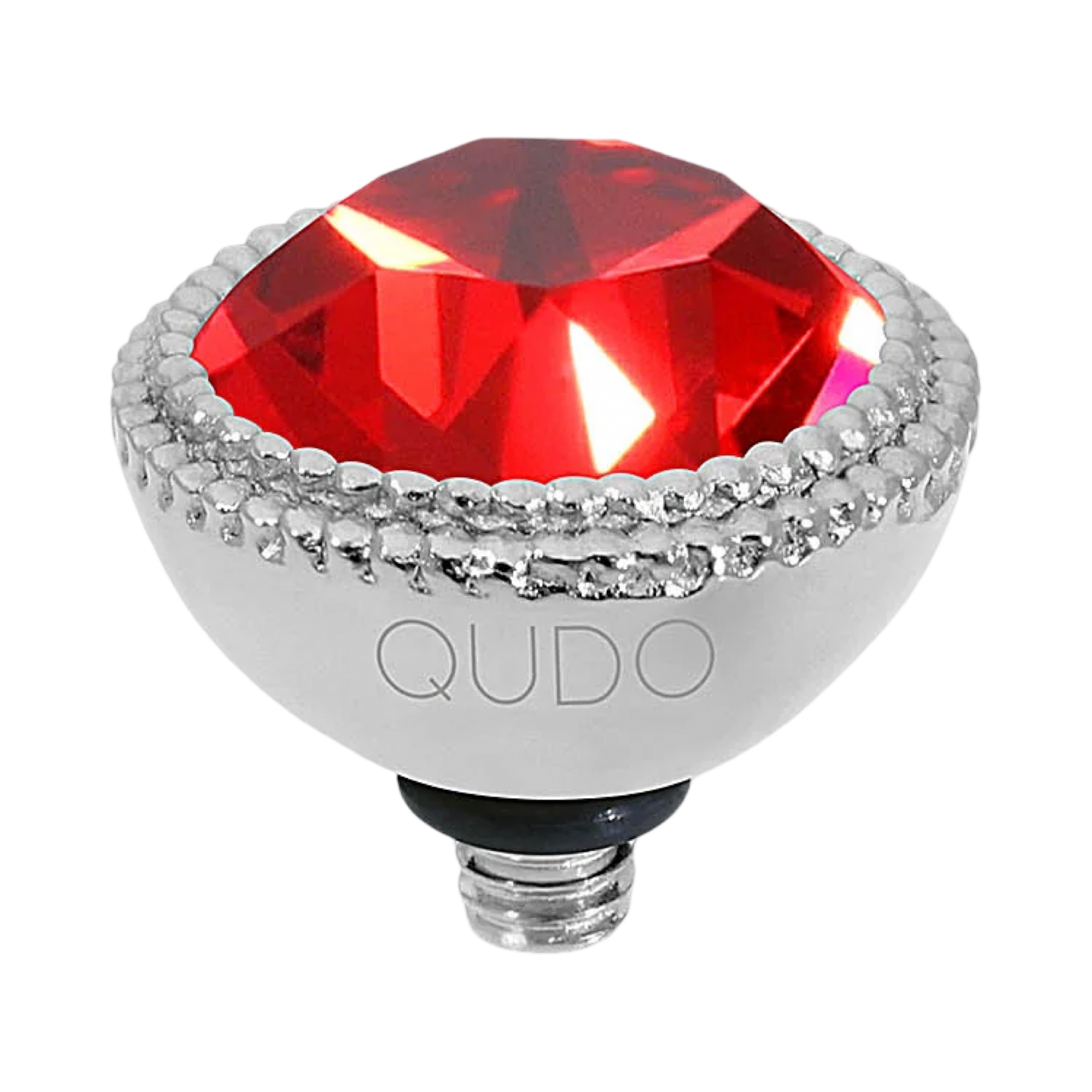 QUDO Fabero Top Silver | Red & Orange Crystal Collection