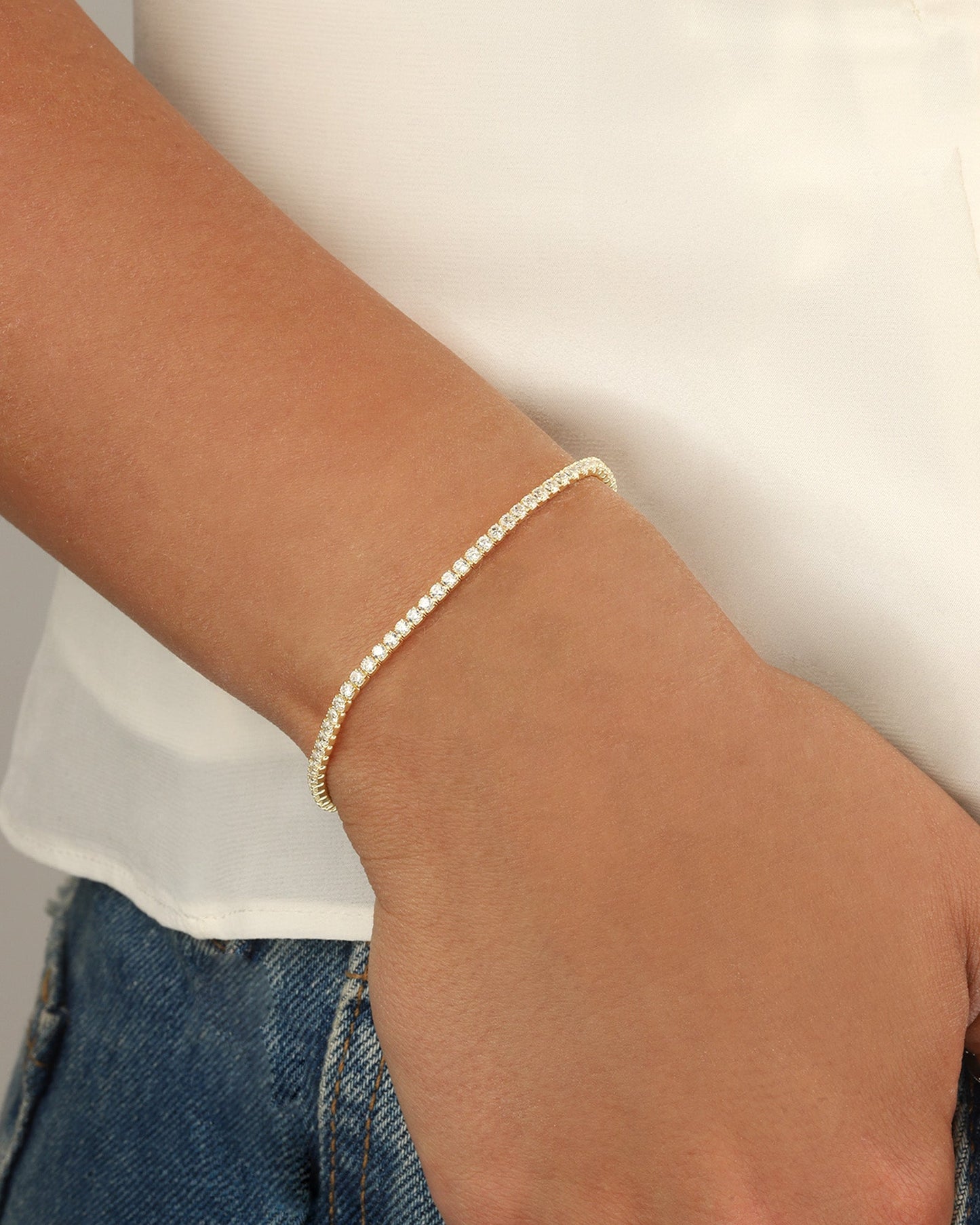 CZ Tennis Bracelet | 2.3mm