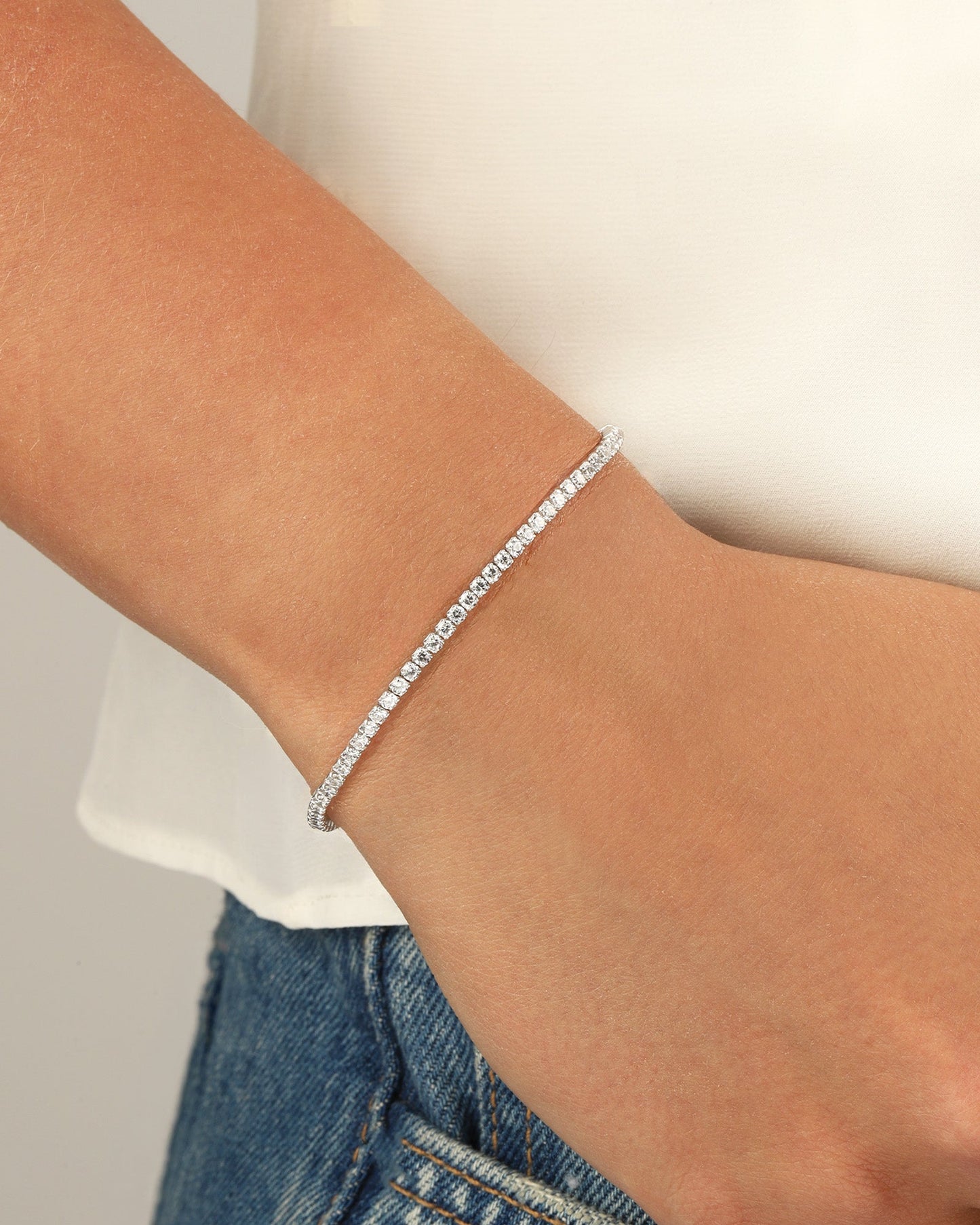 CZ Tennis Bracelet | 2.3mm