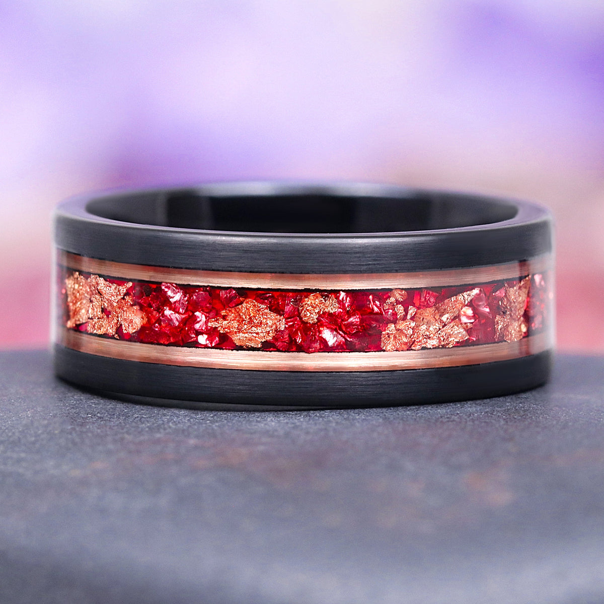 Build Your Own Custom Wedding Band - Tungsten, Titanium & Damascus Steel for Men