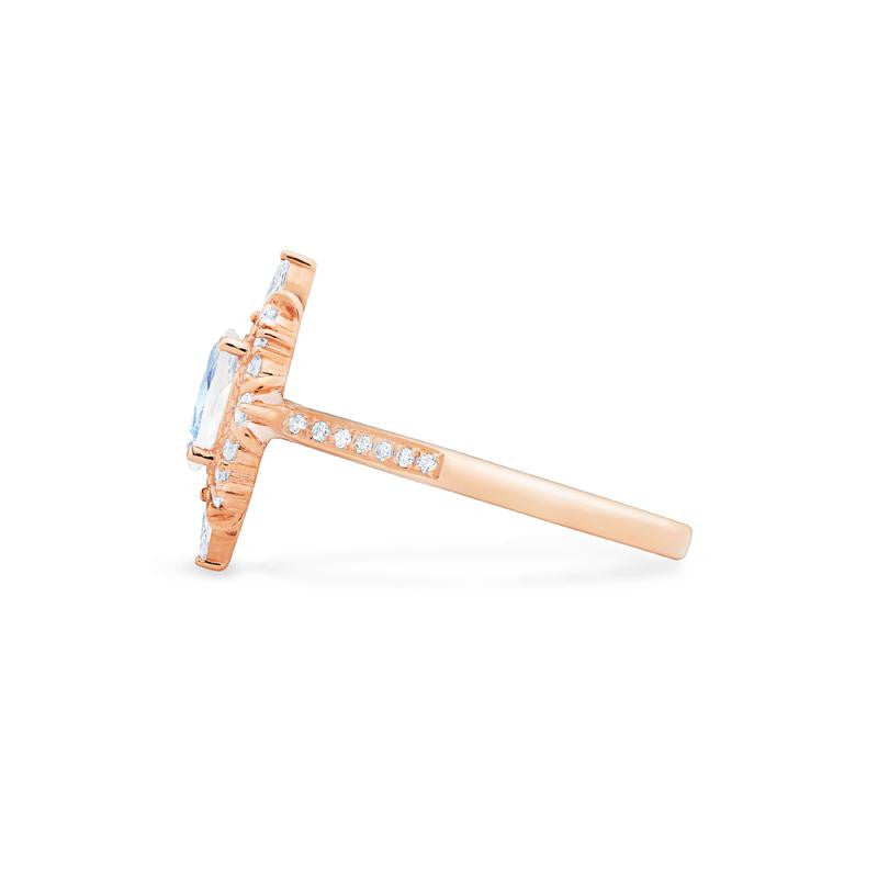[Alessandra] Art Deco Oval Cut Ring in Moonstone