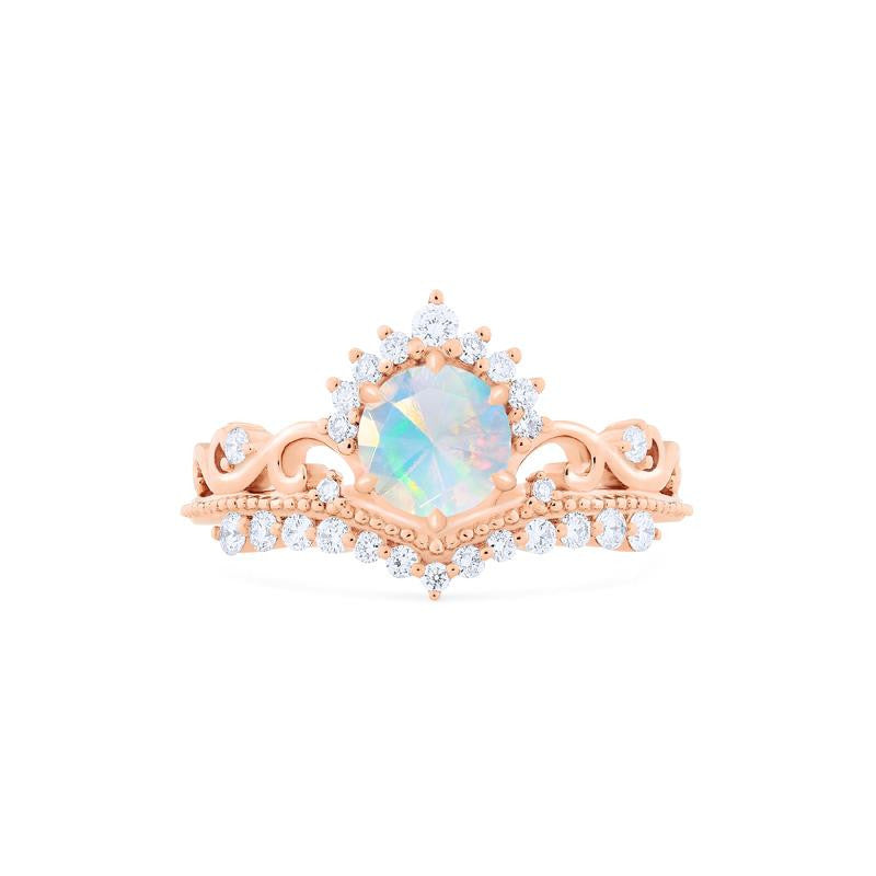[Theia] Heirloom Crown Ring in Opal