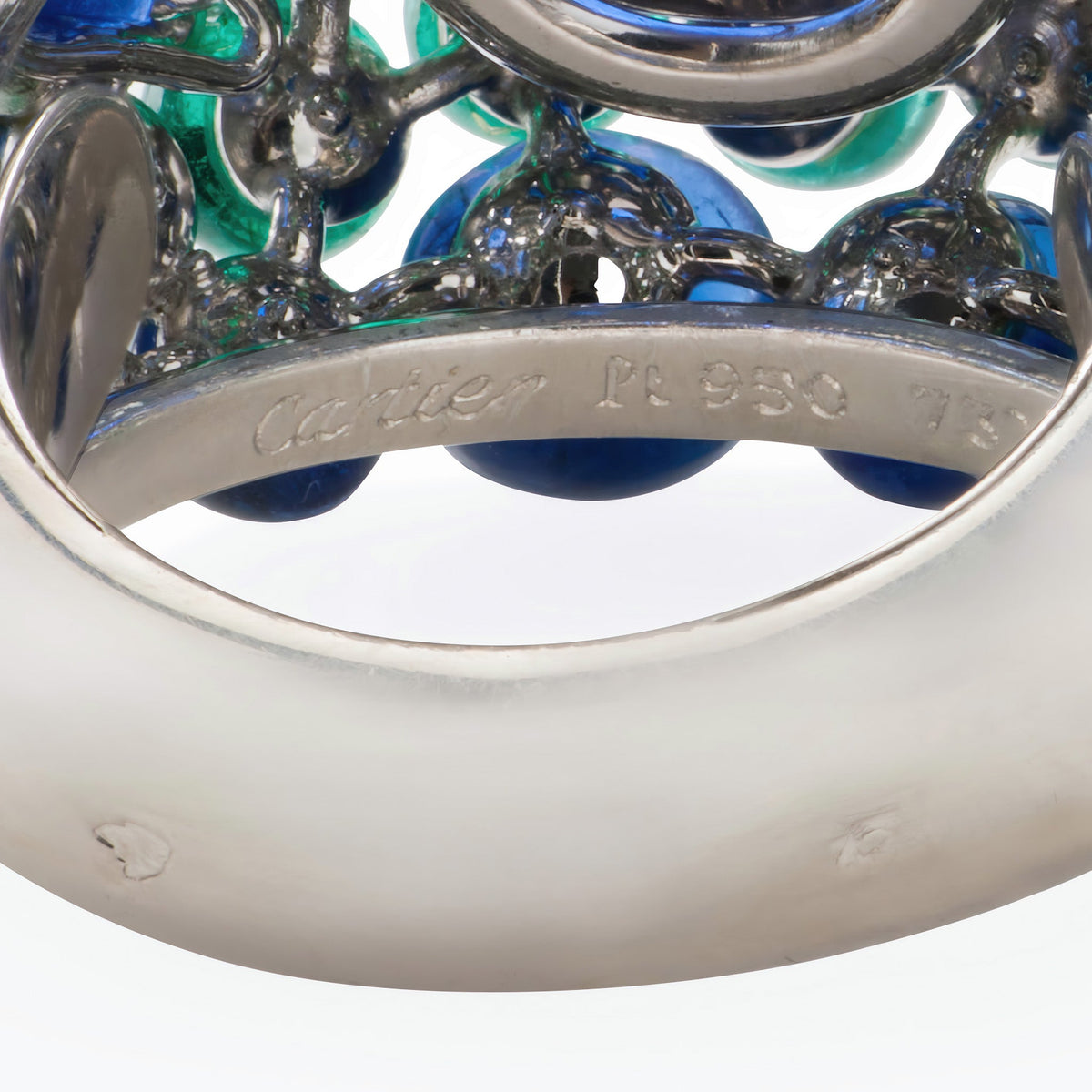 Cartier Paris Ceylon No-Heat Sapphire Boule Ring