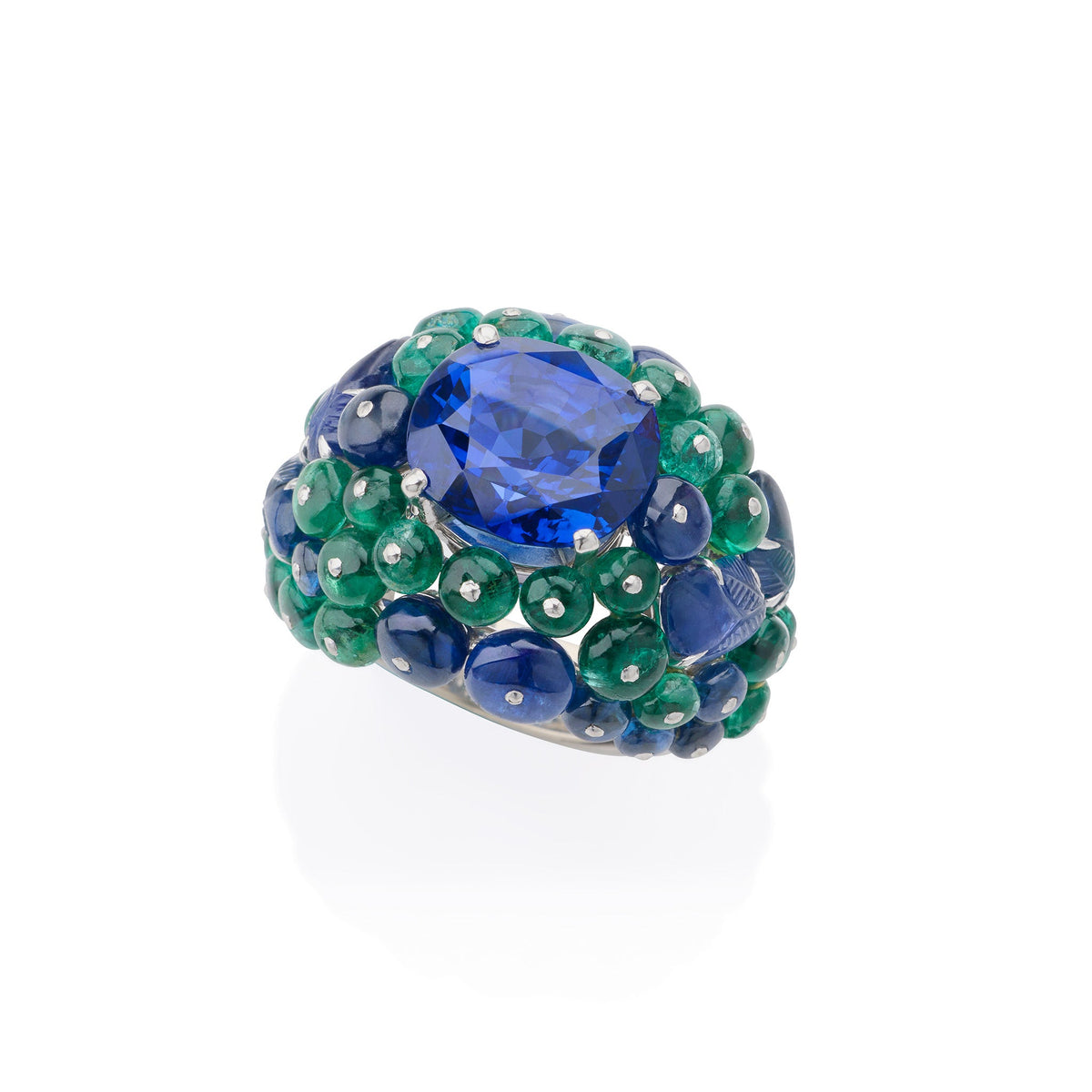 Cartier Paris Ceylon No-Heat Sapphire Boule Ring