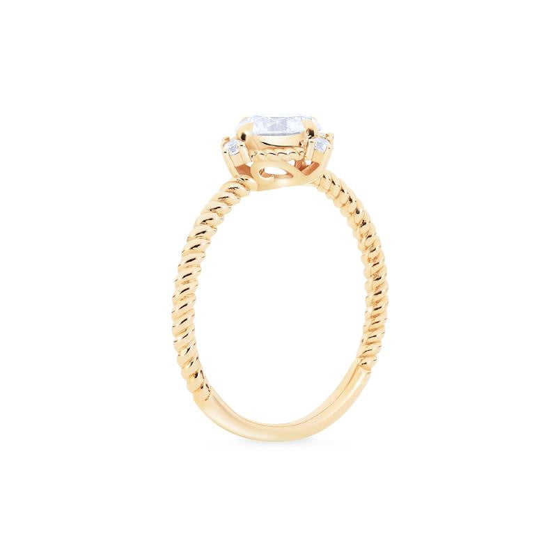 [Stella] Aura of Galaxy Engagement Ring in Diamond / Moissanite