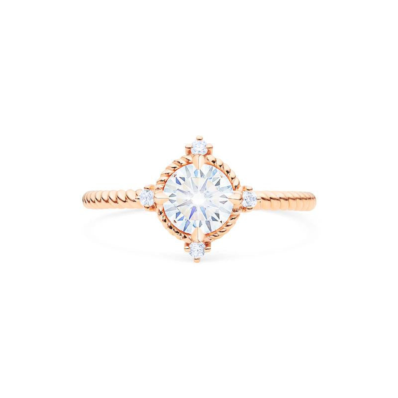 [Stella] Aura of Galaxy Engagement Ring in Diamond / Moissanite